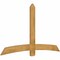 Ekena Millwork Bellingham Rough Sawn Timber Gable Bracket, Western Red Cedar, 84"W x 49"H x 2"D x 6"F, 14/12 Pitch GBW084X49X0206BEL00RWR - alternate 2